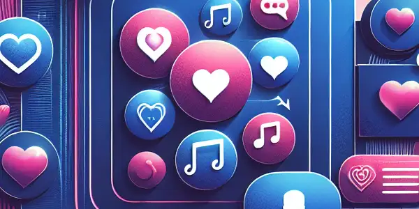 A modern online platform interface for an adult entertainment service, emphasizing privacy and user-friendly features.