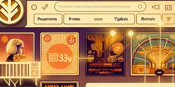 A sleek digital interface showcasing colorful Japanese AV movie posters on a smartphone in a cozy home setting.