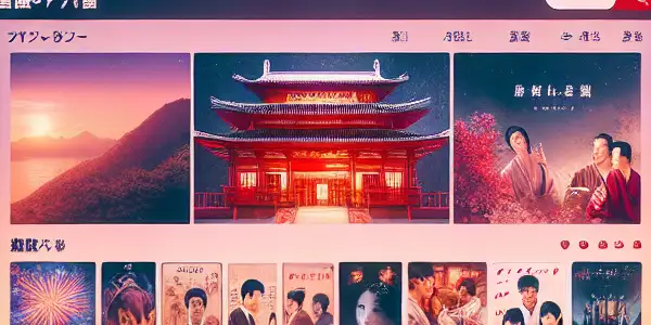 A vibrant digital streaming platform homepage featuring diverse Japanese AV film posters and user-friendly navigation elements.
